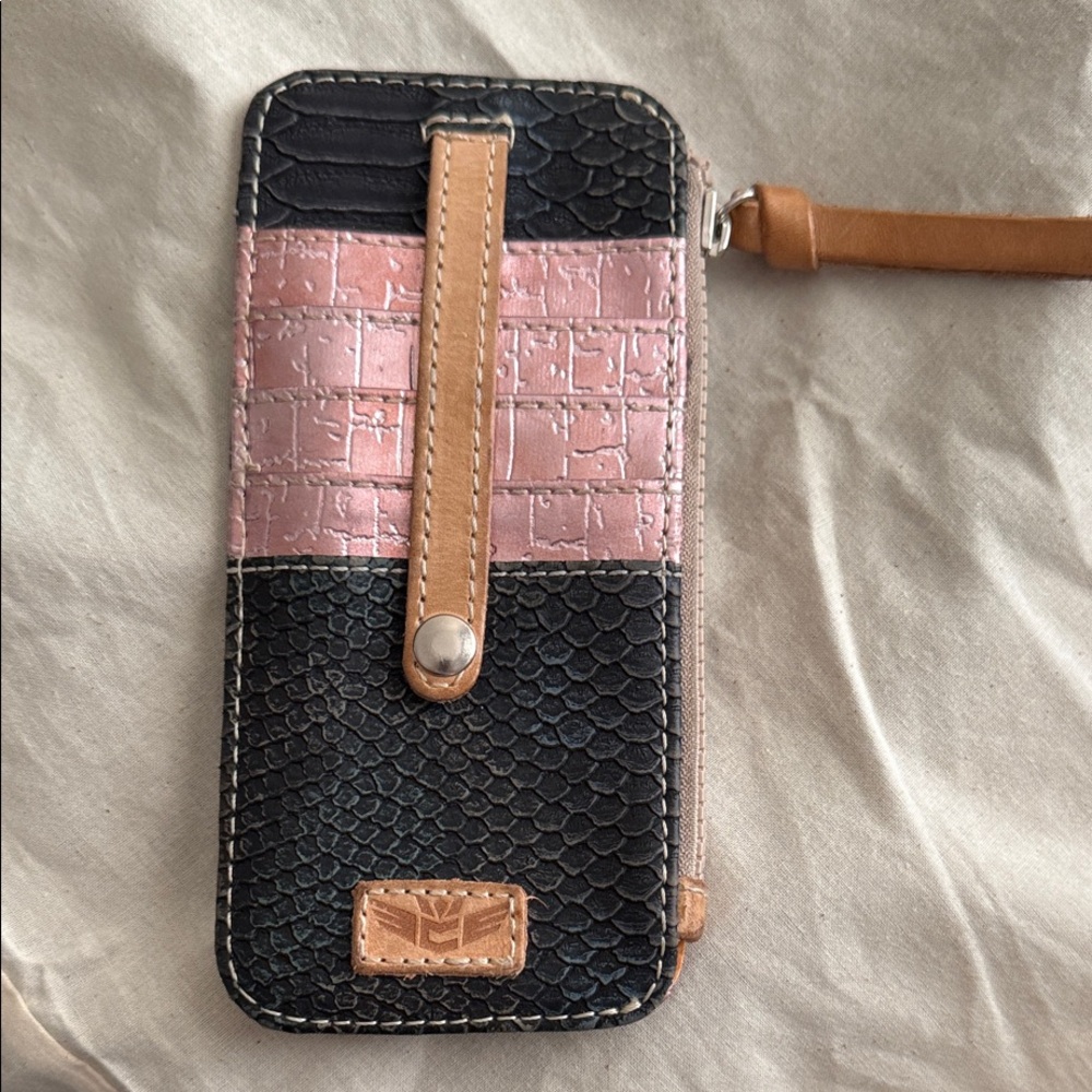 Consuela Pink and Black Wallet